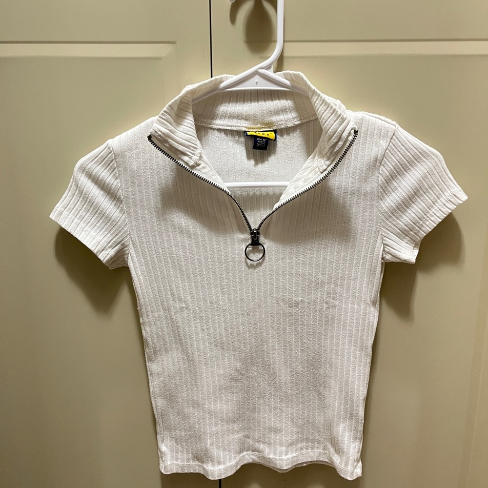 White Crop Top